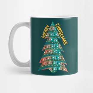 Celebrating Christmas, christmas drawing t-shirt Mug